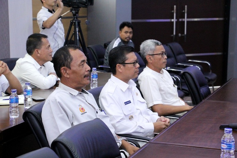 Wakil Bupati Agus Maskur Menggelar Rapat Koordinasi Persiapan Porprov XIV Jawa Barat di Tahun 2022 di KONI Jabar