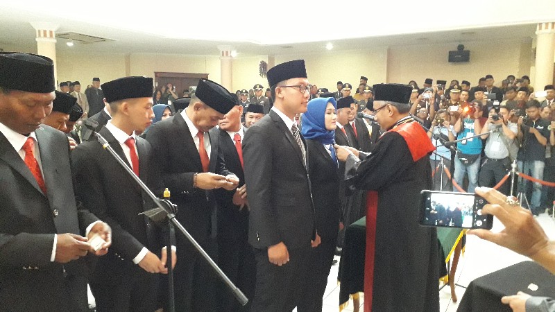 50 Anggota DPRD Kabupaten Subang Resmi Diambil Sumpah