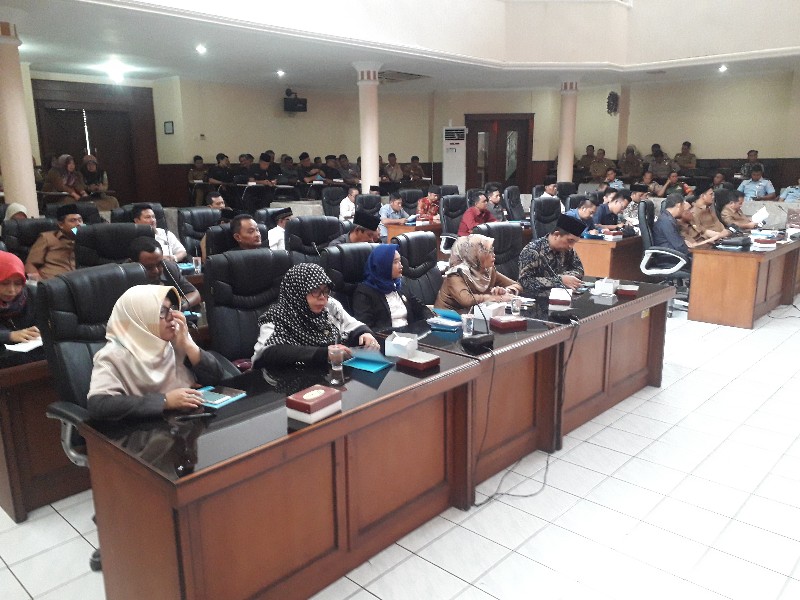 Bupati Subang H Ruhimat Menyampaikan Nota Pengantar RAPBD Tahun 2020