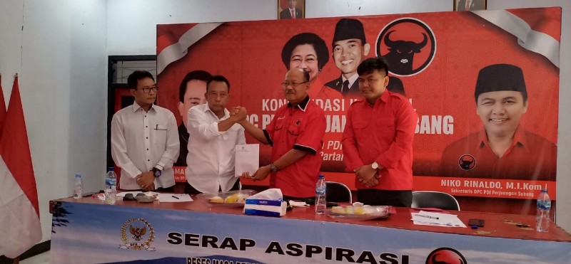 Anggota DPR RI Fraksi PDIP Dapil IX Jabar Sutrisno Reses di Subang
