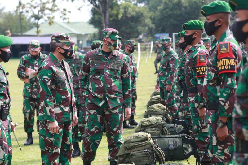 Prajurit Yonif 310/KK Tidak Boleh Lengah Dalam Tugas Operasi Pamtas