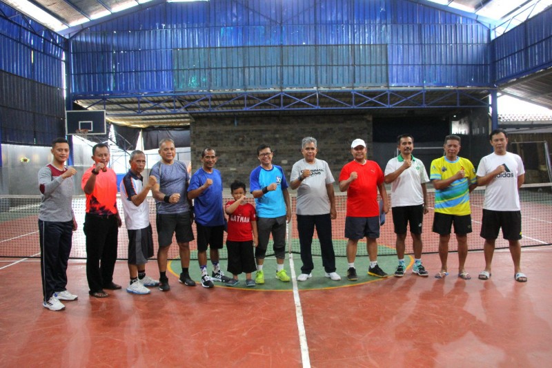 Peringatan Hari Bakti Pemasyarakatan, dan   Hut Kabupaten Subang ke 73  dan Wakil Bupati Kang Akur Mengikuti Tenis Lapangan